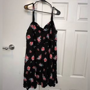 Floral black torrid dress perfect for summer